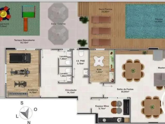 Apartamento para Venda em Balneário Camboriú/SC Centro 4 Quartos