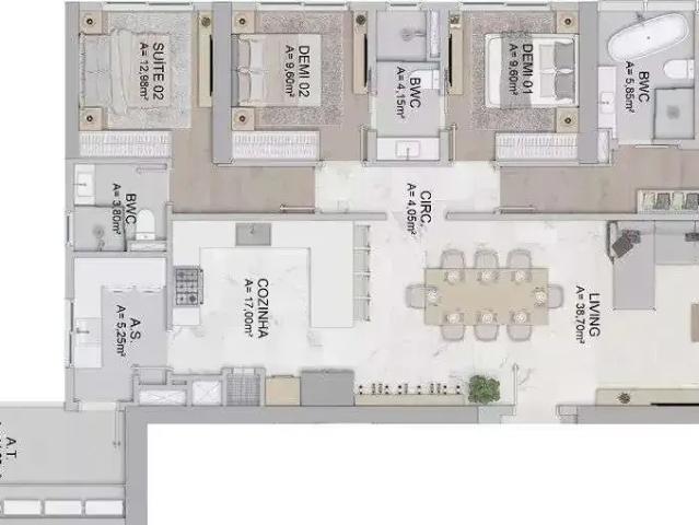 Apartamento para Venda em Balneário Camboriú/SC Centro 6 Quartos