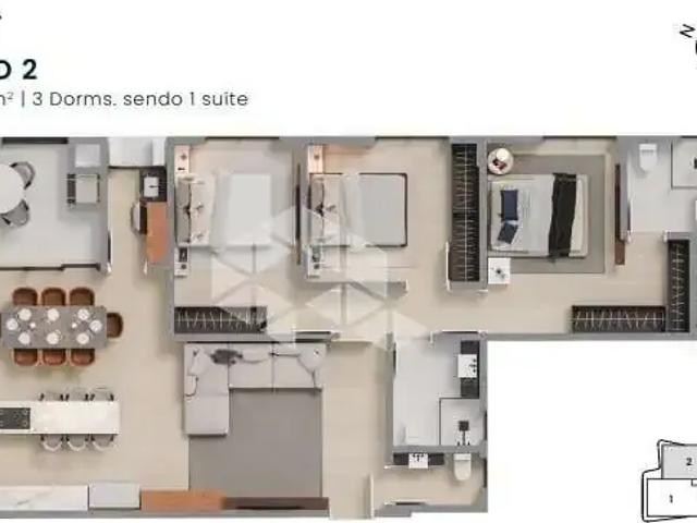 Apartamento para Venda em Balneário Piçarras/SC Centro 3 Quartos