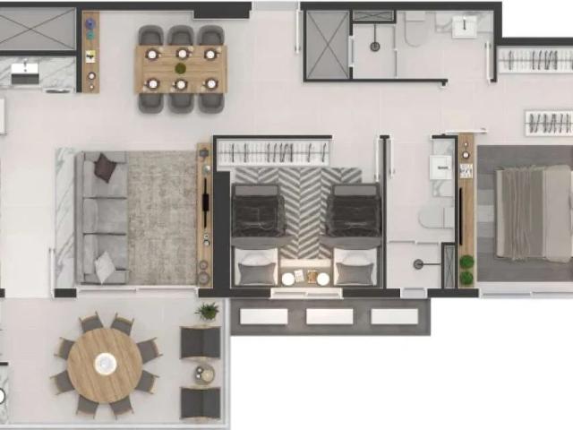 Apartamento para Venda em Barra Velha/SC Tabuleiro 2 Quartos
