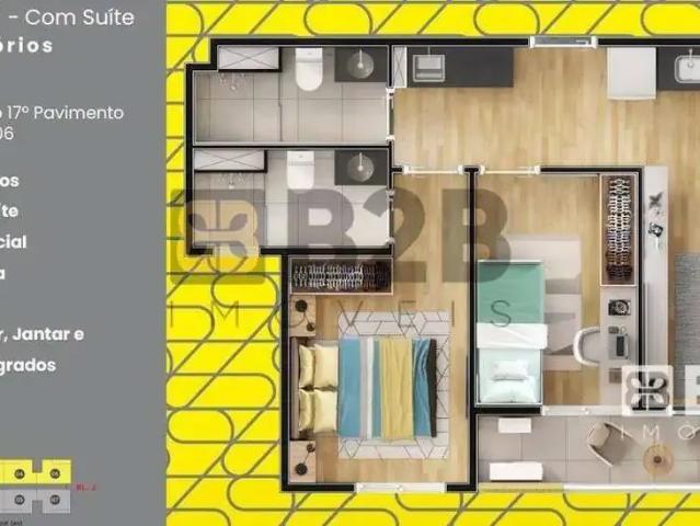 Apartamento para Venda em Bauru/SP Jardim Infante Dom Henrique 2 Quartos
