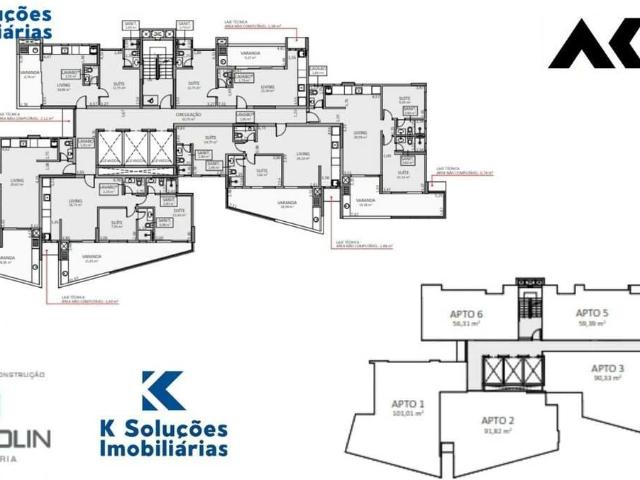 Apartamento para Venda em Bauru/SP Vila Aviação 2 Quartos