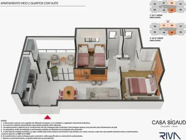 Apartamento para Venda em Belo Horizonte/MG Caiçaras 2 Quartos