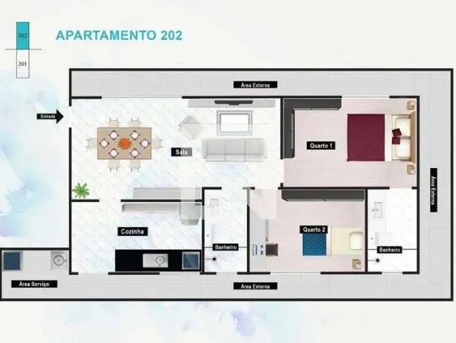 Apartamento para Venda em Belo Horizonte/MG Barroca 2 Quartos