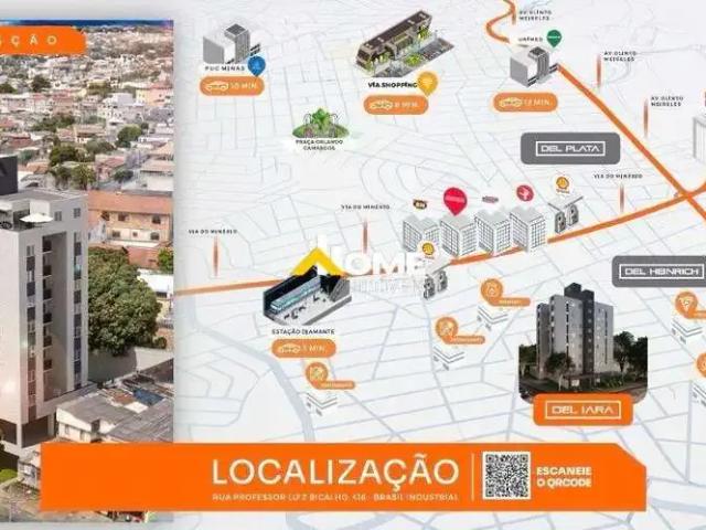 Apartamento para Venda em Belo Horizonte/MG Brasil Industrial 2 Quartos
