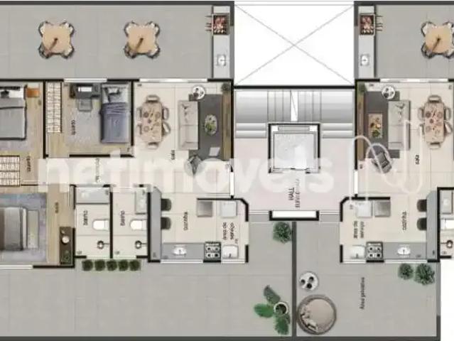 Apartamento para Venda em Belo Horizonte/MG Itapoã 3 Quartos
