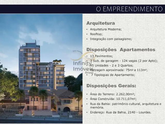 Apartamento para Venda em Belo Horizonte/MG Lourdes 2 Quartos