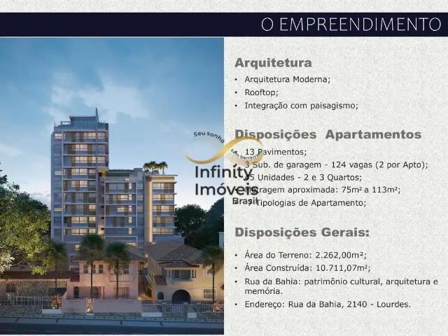 Apartamento para Venda em Belo Horizonte/MG Lourdes 3 Quartos