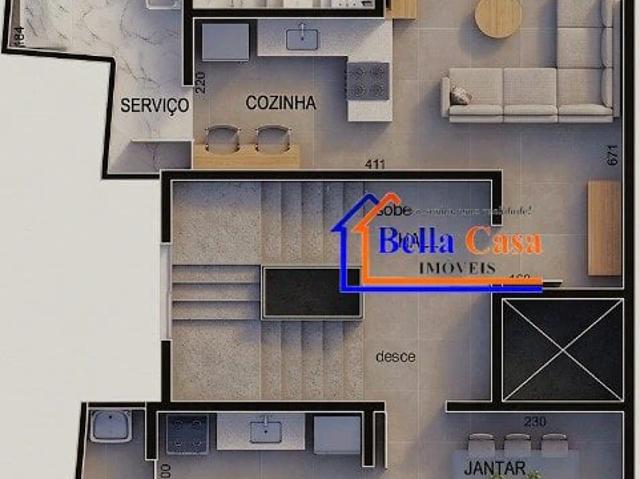 Apartamento para Venda em Belo Horizonte/MG Letícia 3 Quartos