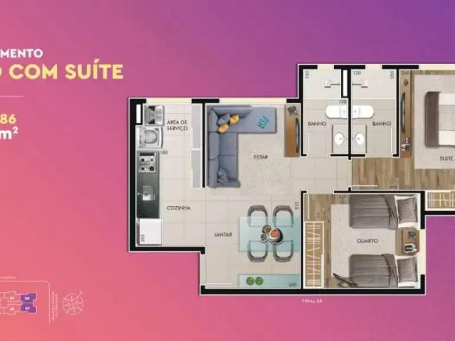 Apartamento para Venda em Belo Horizonte/MG Leblon Venda Nova 2 Quartos
