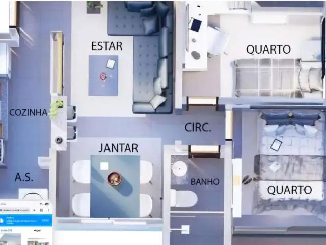 Apartamento para Venda em Belo Horizonte/MG Minaslândia 2 Quartos