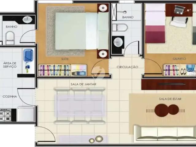 Apartamento para Venda em Belo Horizonte/MG São Lucas 2 Quartos