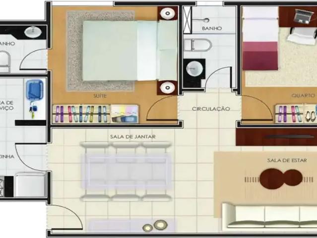 Apartamento para Venda em Belo Horizonte/MG São Lucas 2 Quartos