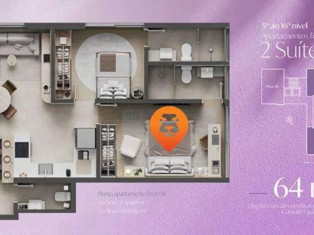 Apartamento para Venda em Belo Horizonte/MG Savassi 2 Quartos