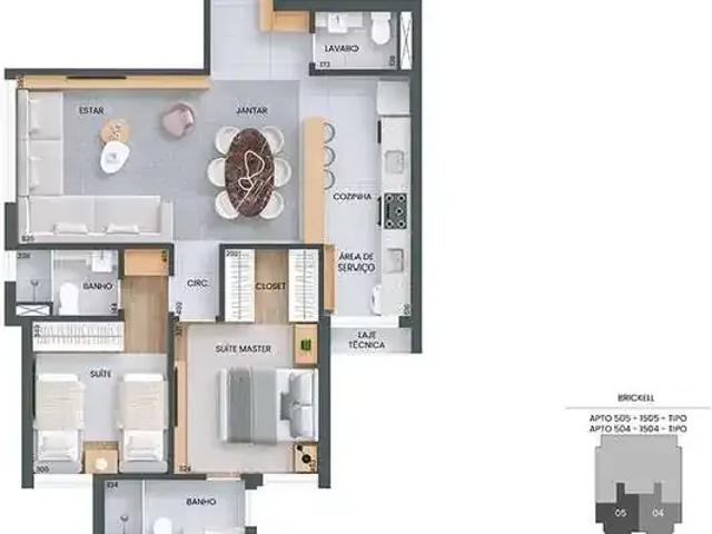 Apartamento para Venda em Belo Horizonte/MG Savassi 2 Quartos