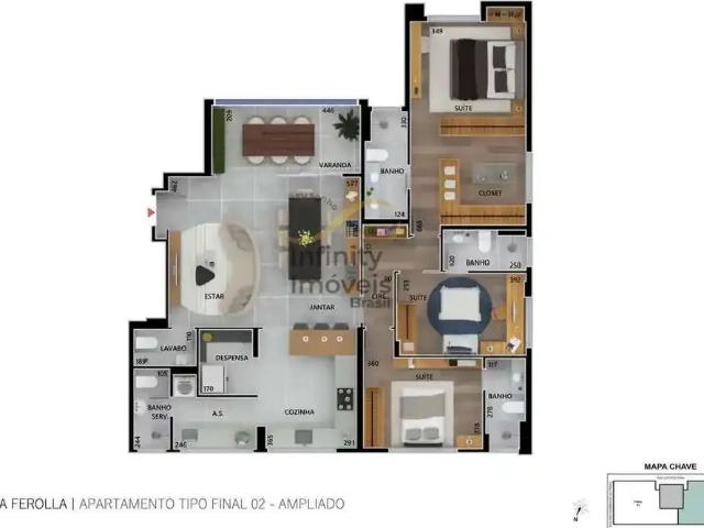 Apartamento para Venda em Belo Horizonte/MG Santo Antônio 4 Quartos