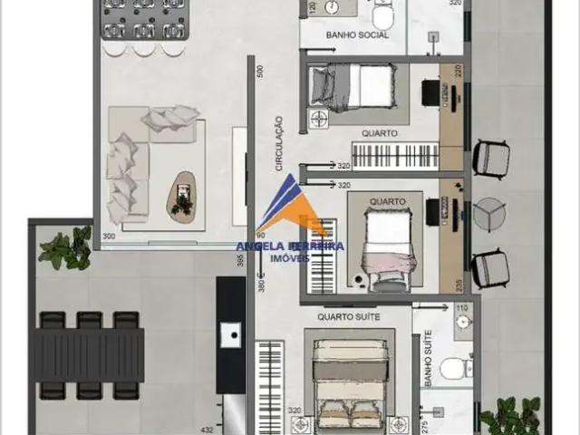 Apartamento para Venda em Belo Horizonte/MG Santa Amélia 3 Quartos