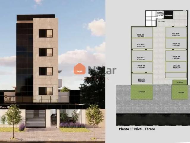 Apartamento para Venda em Belo Horizonte/MG Santa Mônica 2 Quartos