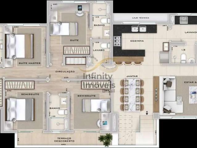 Apartamento para Venda em Belo Horizonte/MG Sion 4 Quartos