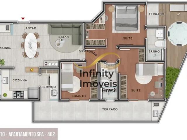 Apartamento para Venda em Belo Horizonte/MG Sion 3 Quartos