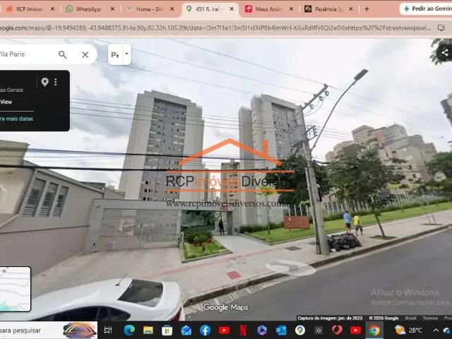 Apartamento para Venda em Belo Horizonte/MG Vila Paris 2 Quartos