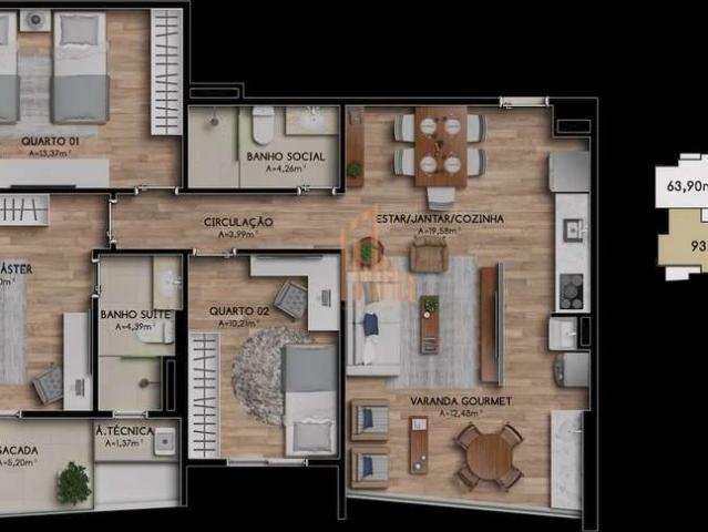 Apartamento para Venda em Belém/PA Nazaré 3 Quartos