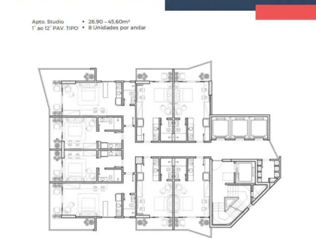 Apartamento para Venda em Belém/PA Umarizal 1 Quartos