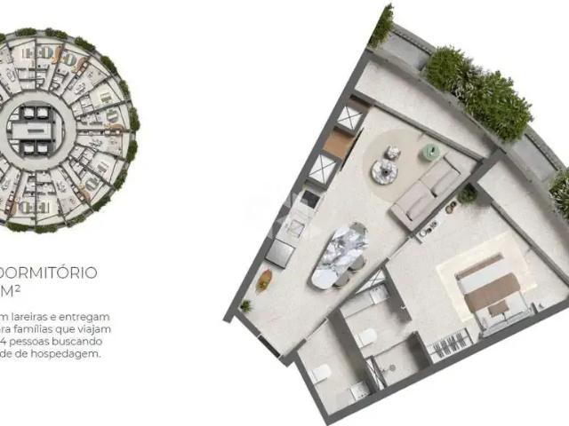 Apartamento para Venda em Bento Gonçalves/RS São Francisco 1 Quartos