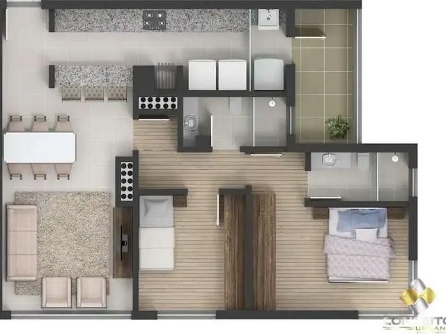 Apartamento para Venda em Bento Gonçalves/RS São Francisco 2 Quartos