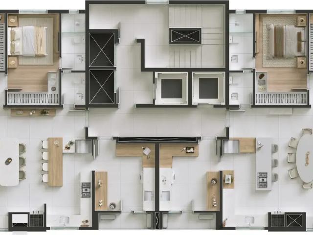 Apartamento para Venda em Blumenau/SC Ponta Aguda 3 Quartos