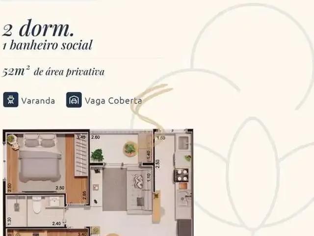 Apartamento para Venda em Bragança Paulista/SP Centro 2 Quartos