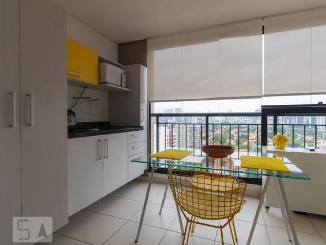 Apartamento para venda em Brooklin de 34.00m² com 1 Quarto e 1 Garagem