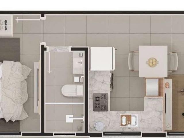 Apartamento para Venda em Curitiba/PR Cajuru 1 Quartos