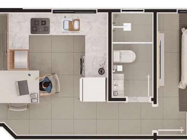 Apartamento para Venda em Curitiba/PR Cajuru 2 Quartos