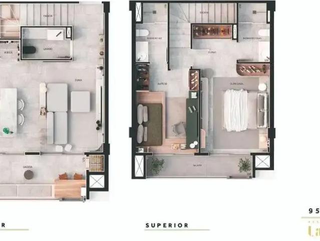 Apartamento para Venda em Curitiba/PR Campina do Siqueira 2 Quartos