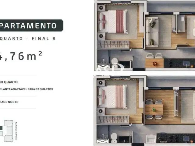 Apartamento para Venda em Curitiba/PR Capão Raso 1 Quartos