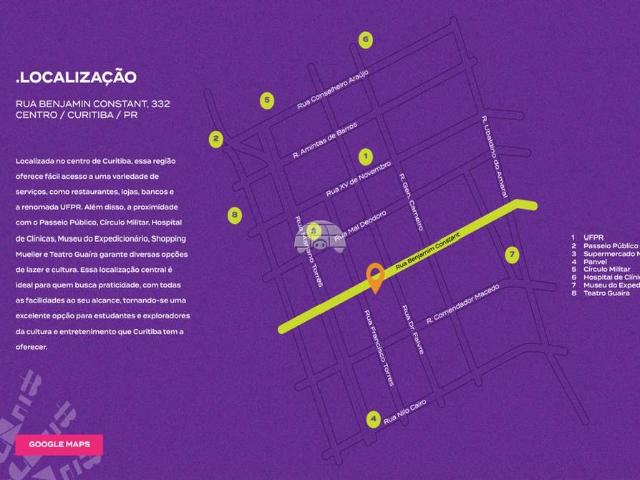 Apartamento para Venda em Curitiba/PR Centro 1 Quartos