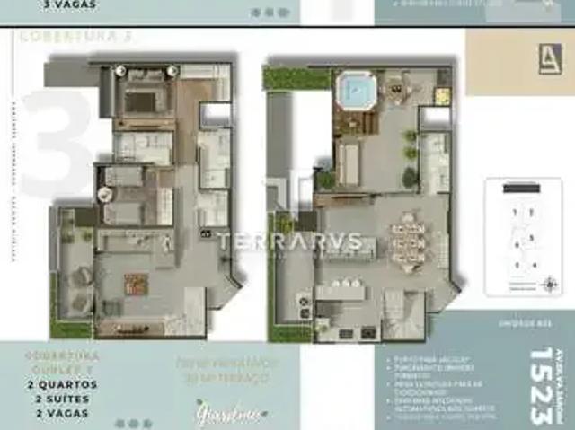 Apartamento para Venda em Curitiba/PR Centro 2 Quartos