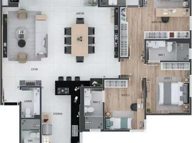 Apartamento para Venda em Curitiba/PR Centro 3 Quartos