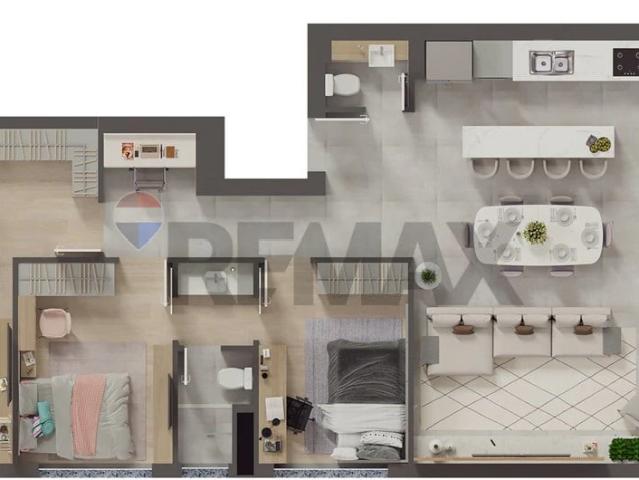 Apartamento para Venda em Curitiba/PR Cristo Rei 2 Quartos