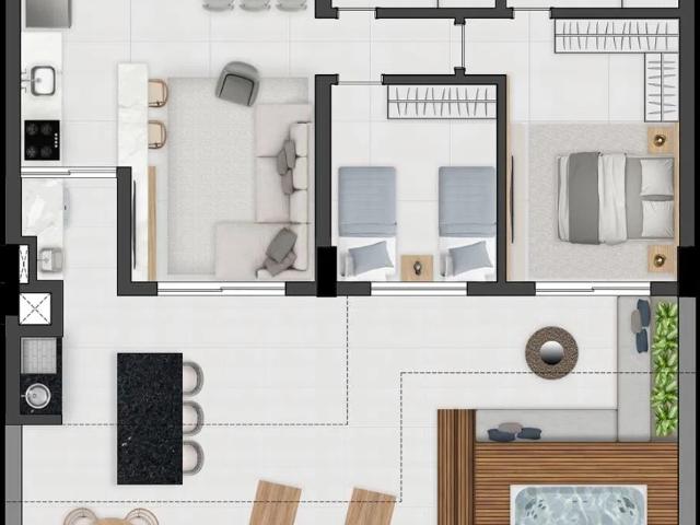 Apartamento para Venda em Curitiba/PR Água Verde 2 Quartos