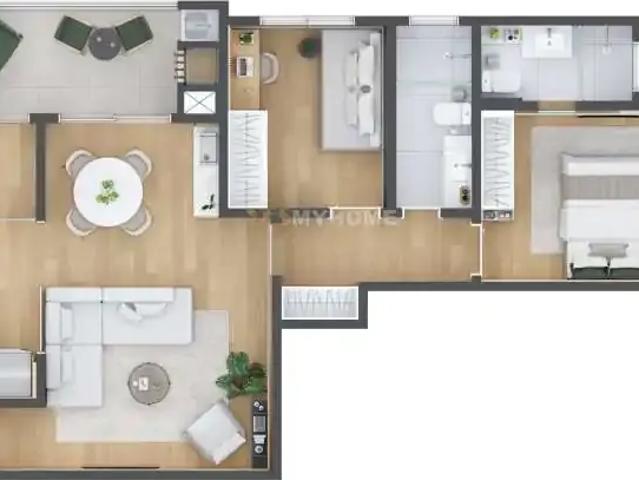 Apartamento para Venda em Curitiba/PR Água Verde 2 Quartos