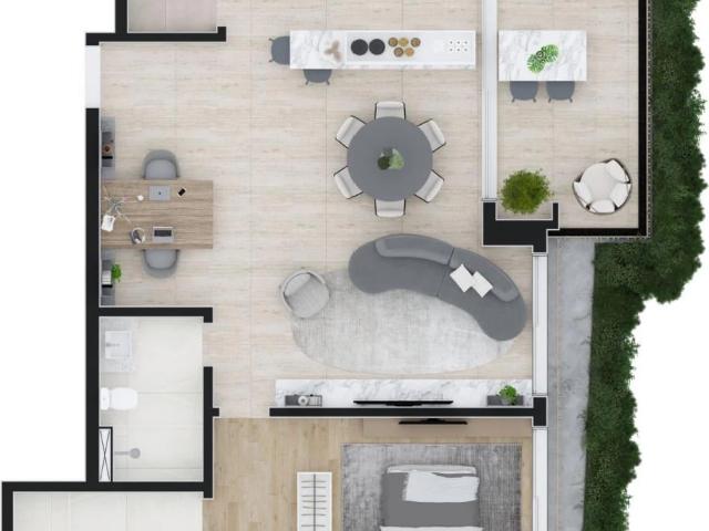 Apartamento para Venda em Curitiba/PR Água Verde 2 Quartos