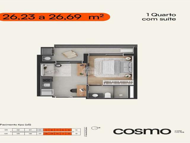 Apartamento para Venda em Curitiba/PR Alto da Rua XV 3 Quartos