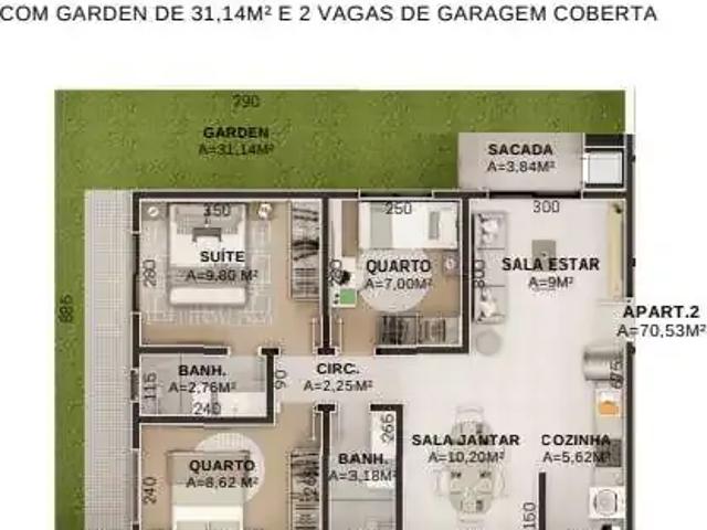 Apartamento para Venda em Curitiba/PR Boqueirão 3 Quartos