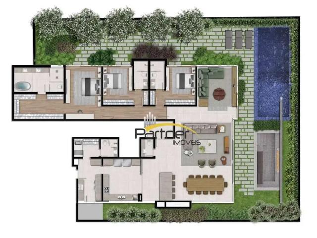 Apartamento para Venda em Curitiba/PR Batel 3 Quartos
