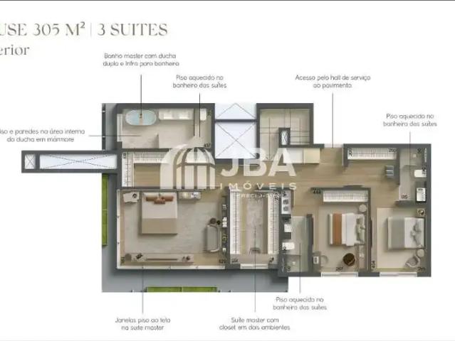 Apartamento para Venda em Curitiba/PR Batel 3 Quartos