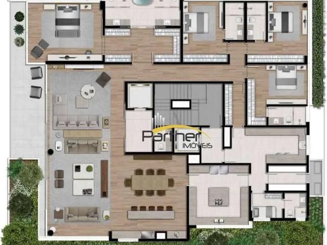 Apartamento para Venda em Curitiba/PR Batel 3 Quartos