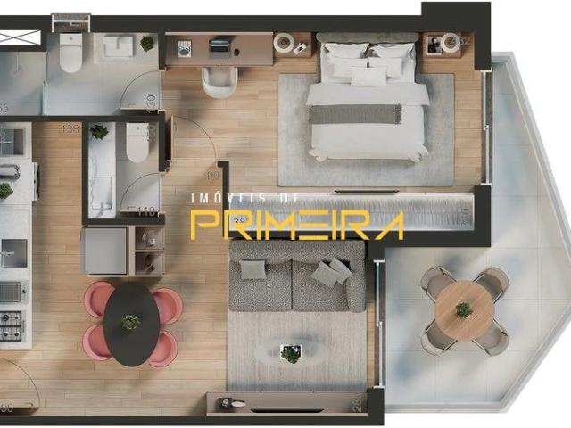 Apartamento para Venda em Curitiba/PR Batel 1 Quartos