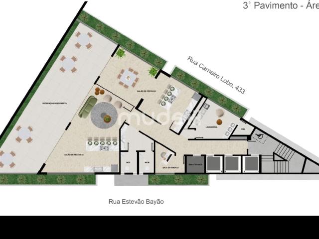 Apartamento para Venda em Curitiba/PR Batel 1 Quartos